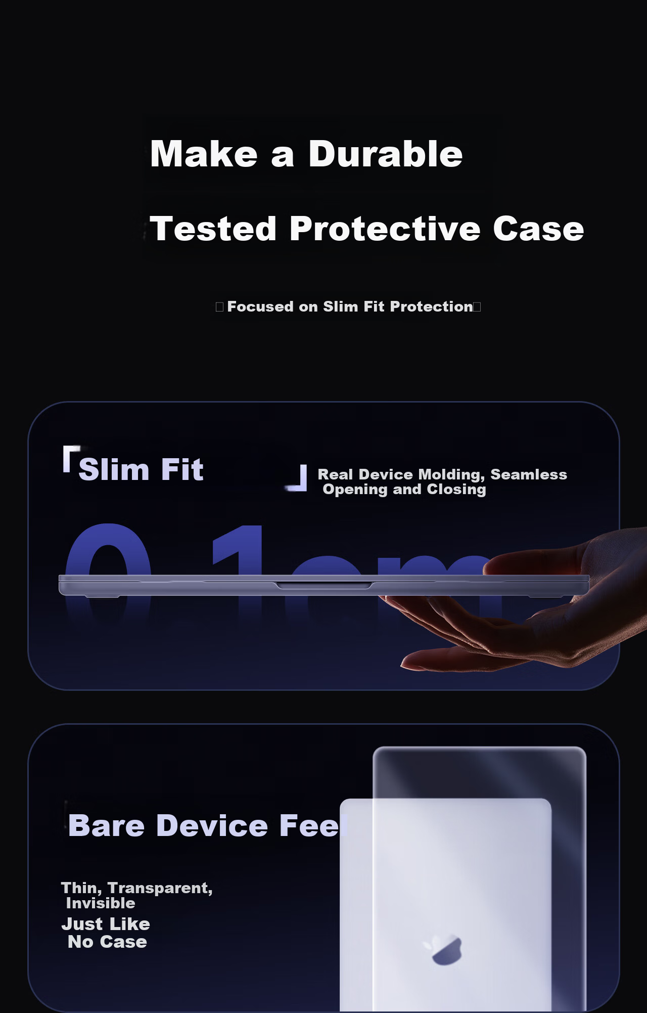 DiYiGongFang Ultra-Thin Protective Case for Apple MacBook Air, Compatible with M1 Chip, Anti-Scratch Cover with Free Keyboard Protector And Dust Plug A2179/A2337 2