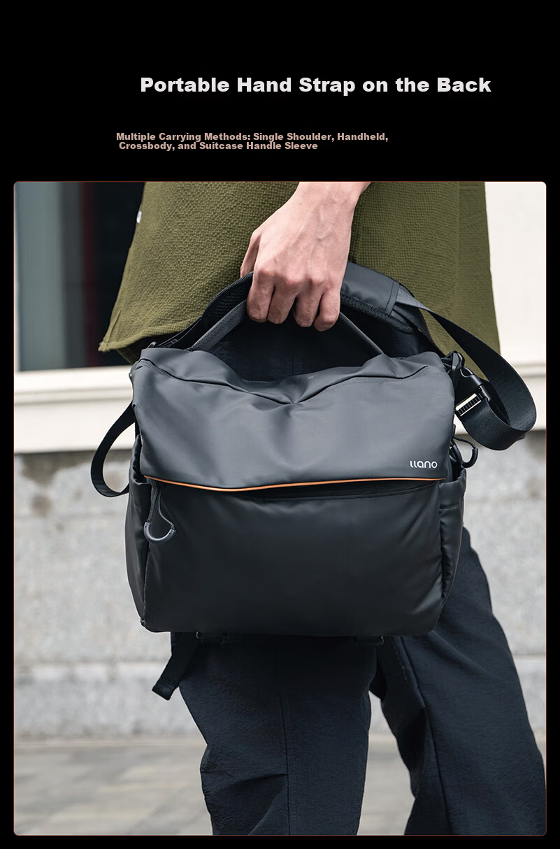 Llano S9 Shadow Capture Camera Bag Crossbody Shoulder Functional Photography Bag for Men and Women DSLR Mirrorless Lens Storage Compatible with Sony Fujifilm Canon Nikon Hasselblad One Body Multiple L 20