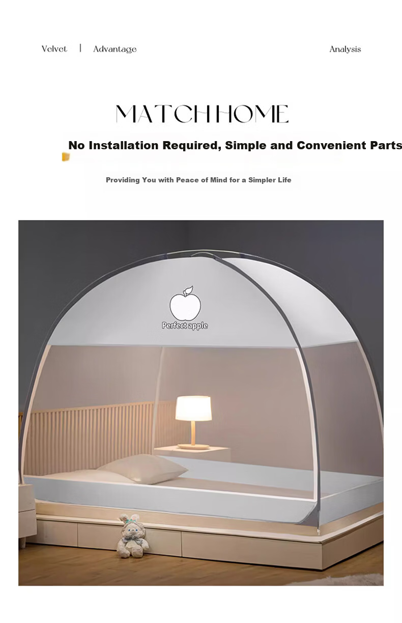 AVIVI Class A Student Mosquito Net Dormitory, Mongolian Pack Mosquito Net, Double Door, 1.2 Meters, Apple [Suitable for Both Upper And Lower Bunks] 2