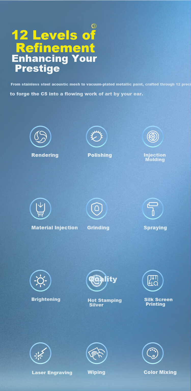 IGene [AI Translation + Conference Summary] 2026 New Smart Bluetooth Earphones, Semi-In Wireless, for Music And Gaming, Low Latency, Compatible with Huawei, Xiaomi, OPPO, OnePlus, Vivo 21