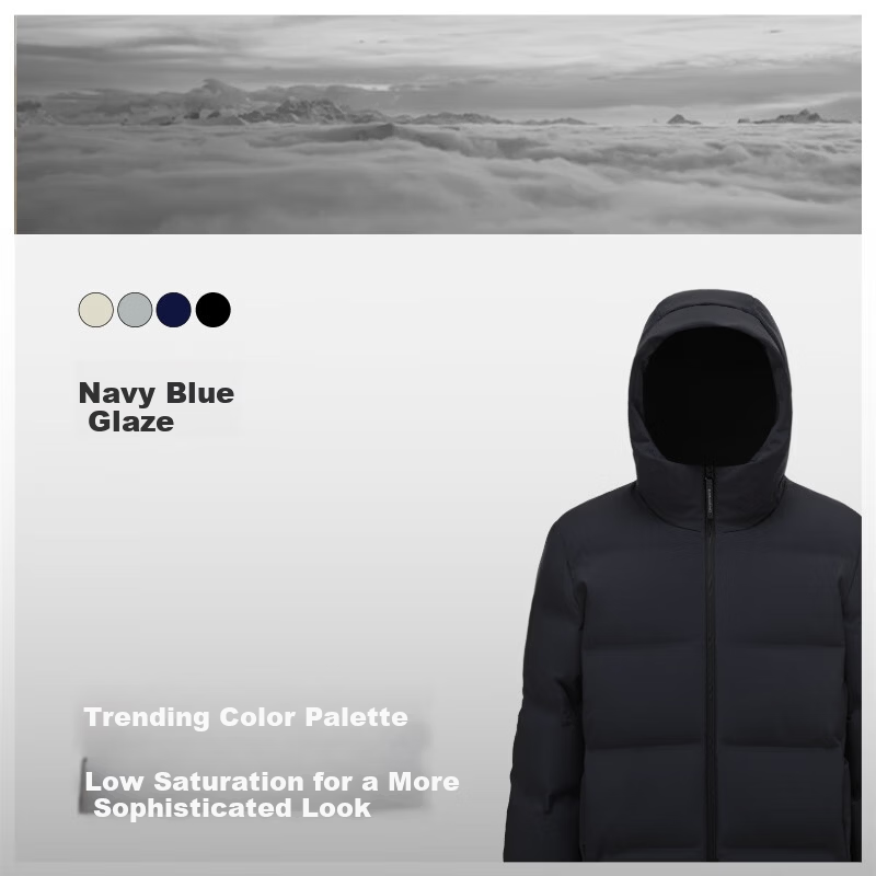 Bosideng Off-Season Down Jacket Unisex Couple Matching Winter 90% Down Hooded Loose Mid-Length Casual Versatile Coat
