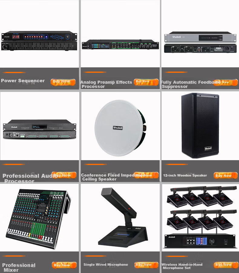 Shuledi KA-550 Domestic Amplifier, Integrated Amplifier, Power Amplifier for Conference, Home Theater, Karaoke, KTV, Stage, Fiber Optic, Coaxial, USB, Anti-Loudness, 600W 1