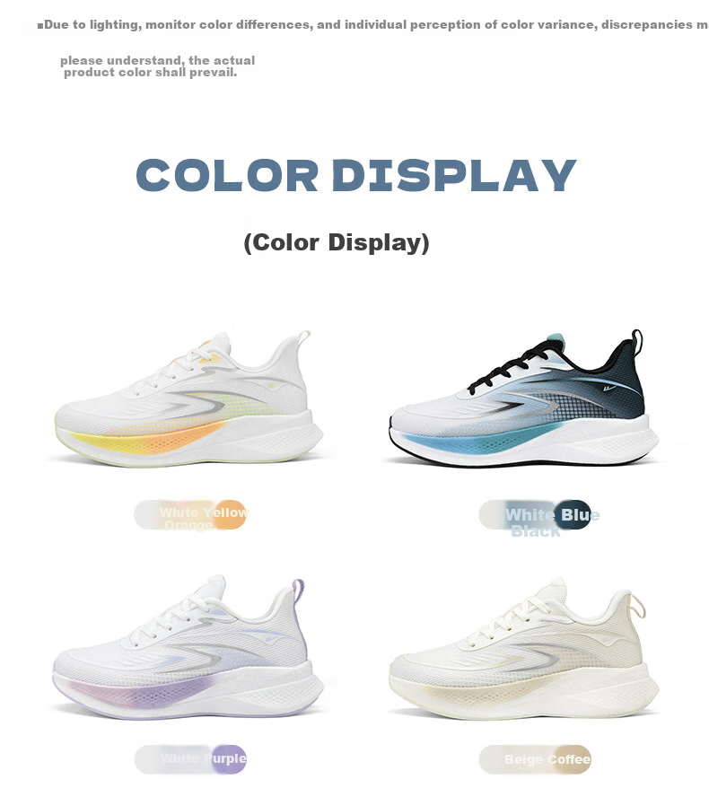 Warrior Men's Sports Shoes 2026 Summer New Breathable Casual Running Shoes for Men 5593 White Yellow Orange Size 39 21