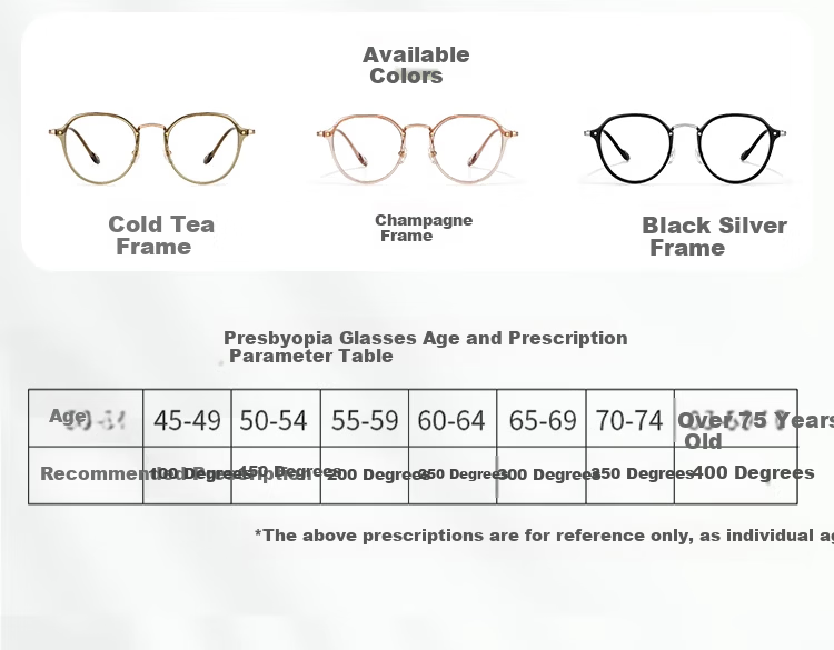 Bertha Stylish HD Blue Light Blocking Auto-Focus Progressive Reading Glasses for Women 18