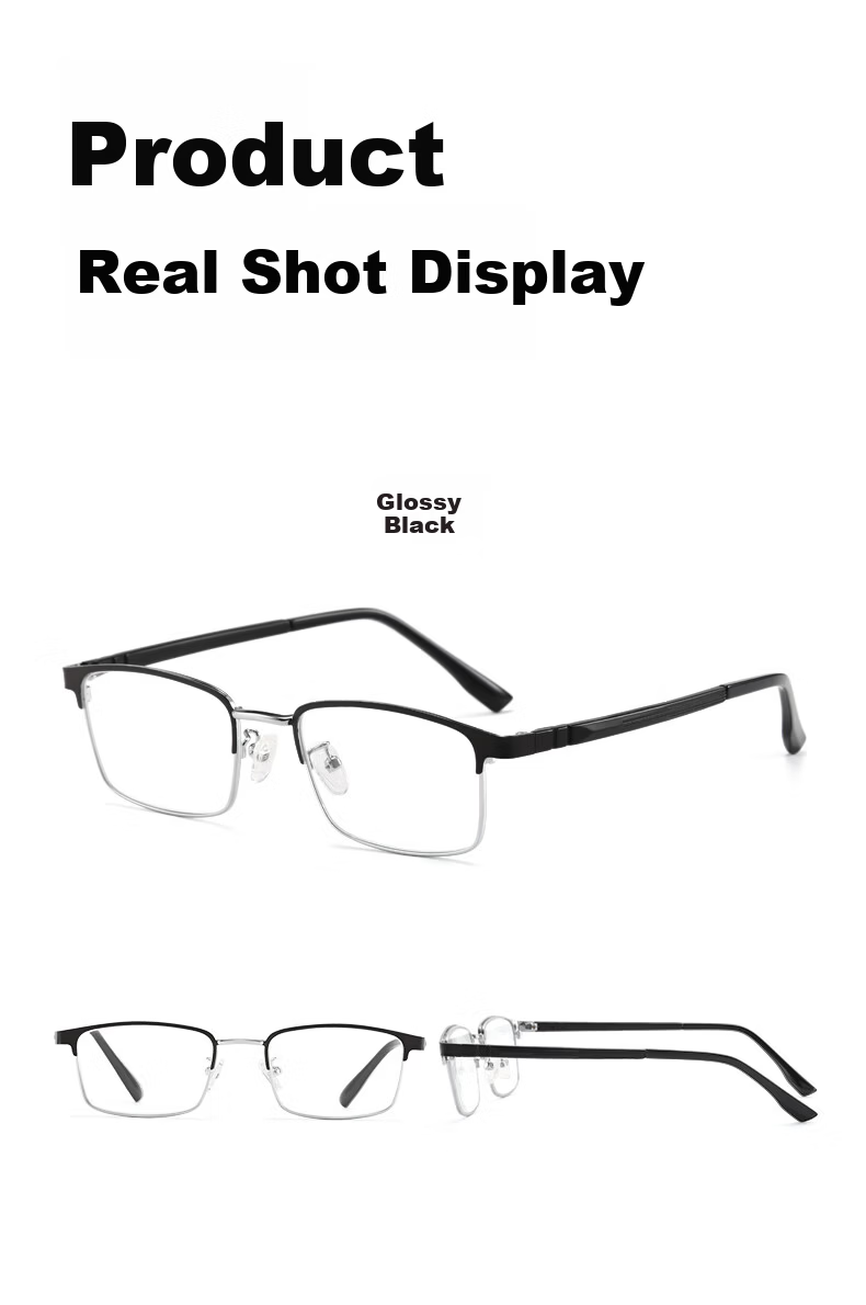 FENCHI Donghai Crystal Reading Glasses HD Ultra-Light Anti-Fatigue Titanium Alloy Men Women Middle-Aged Elderly Presbyopia Glasses 14