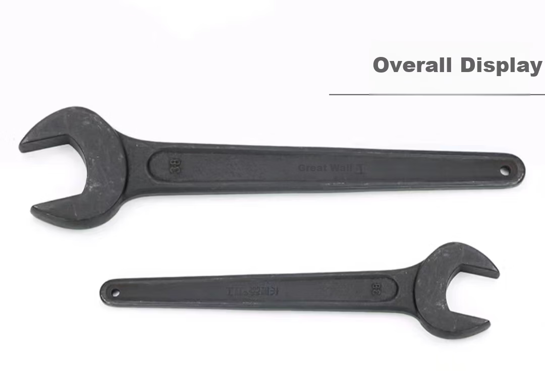 Great Wall Precision Single-Head Heavy-Duty Industrial Open-End Wrench Thickened 46mm 314646 3