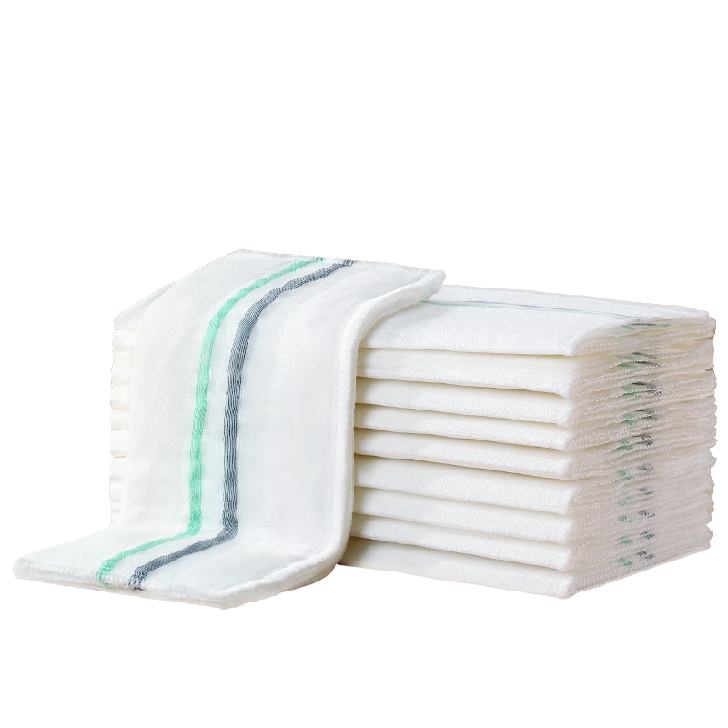 Melia Dishwashing Cloth Oil-Resistant Kitchen Cleaning Cloth 28x28cm 8-Pack Lint-Free Thickened Dishcloth Brush Tool