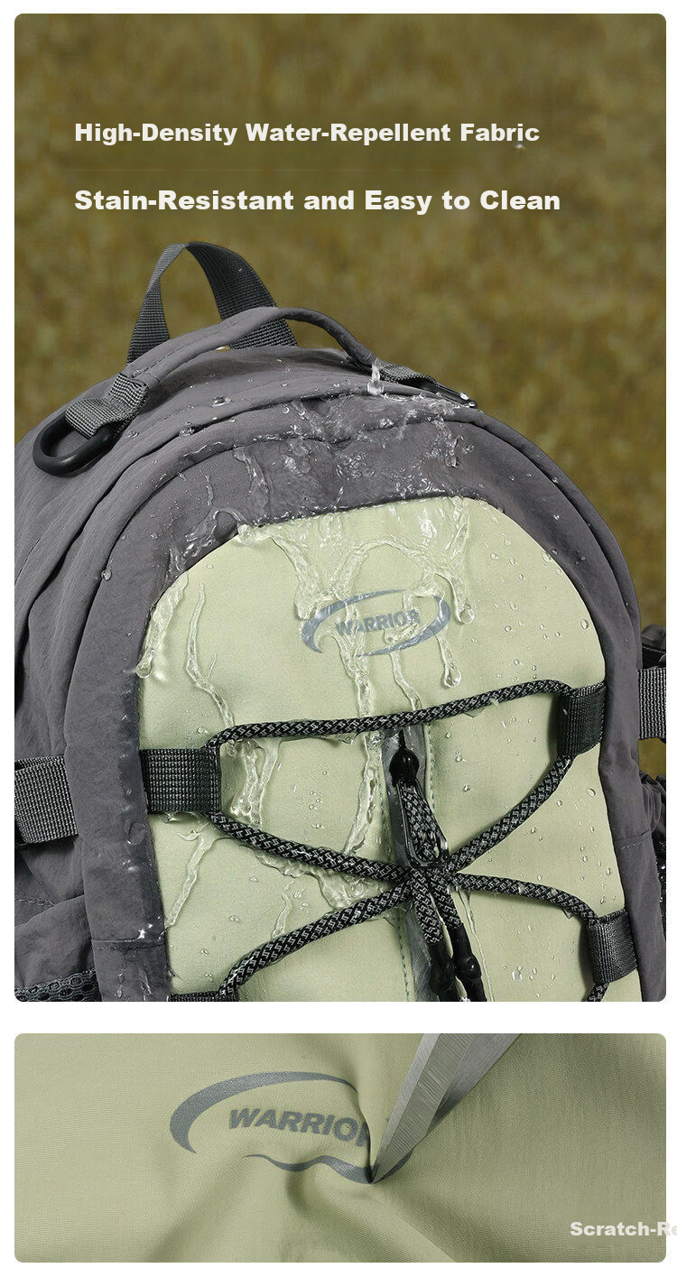 Warrior Sports Bag for Men And Women, Outdoor Hiking Backpack, Large Capacity, Ultra-Lightweight, Portable, Casual Bag, Water-Resistant, Cycling, Trekking, Travel Pack 9
