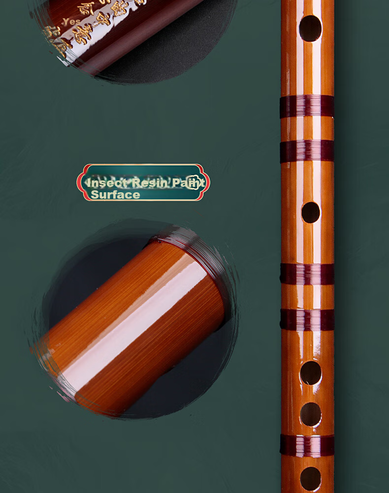 Range Flute F Key Bamboo Flute Professional One-Piece Flute Adult Children Beginner Performance Transverse Flute 11