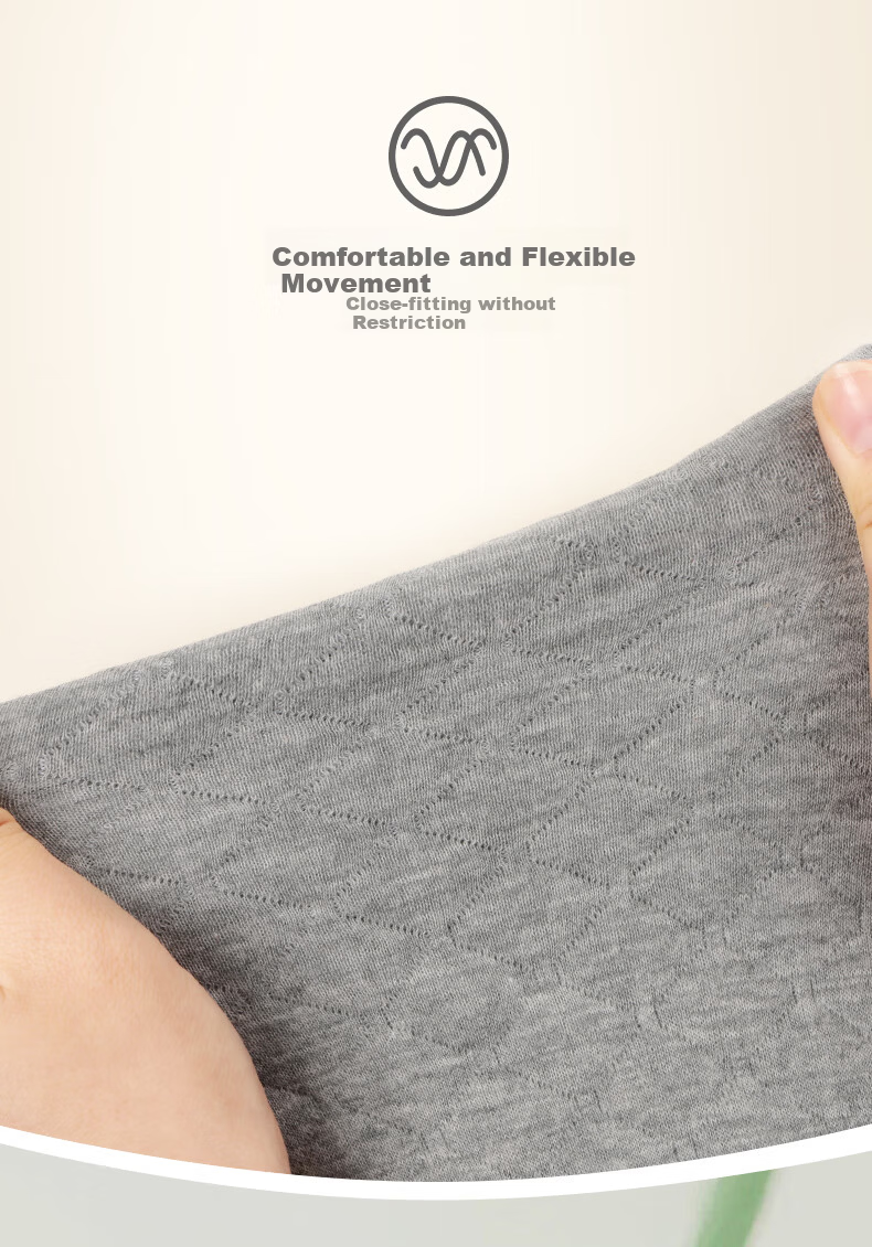 Yiershuang [Triple-Layered Thickened, 100% Pure Cotton] Men's Thermal Underwear Set, All-Cotton Round Neck Autumn Top And Pants 8