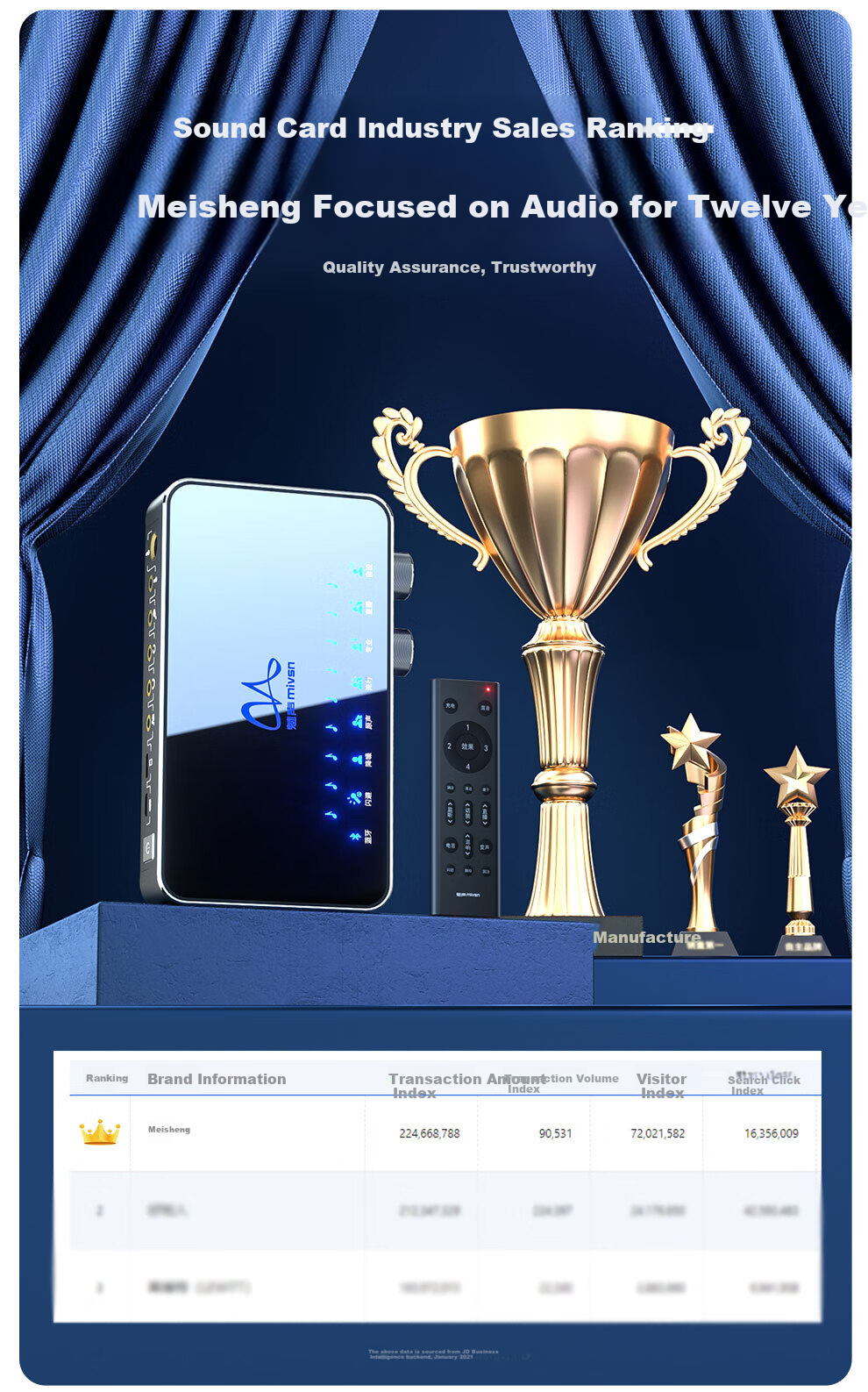 Meisheng T900 Live Streaming Sound Card Kit Professional Recording Singing KTV Set Condenser Microphone Game Mic for Mobile PC Outdoor Douyin 2