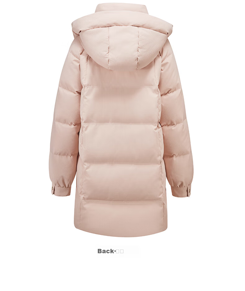 Yalu Long down Jacket for Women, 2026 New Style with Detachable Hood, Windproof, Warm, Fashionable, Thickened Autumn And Winter Coat 19