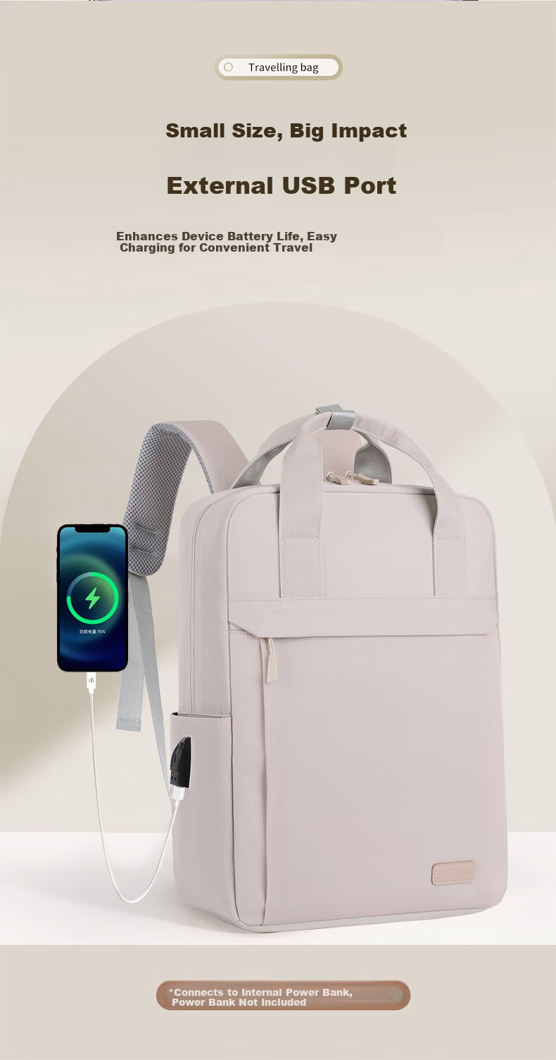BRINCH Laptop Backpack 14/16 Inch Large Capacity Unisex Travel Business Commuter Shoulder Bag 10