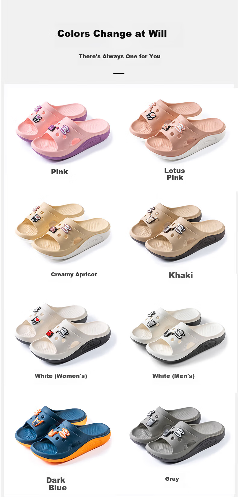 Paul Frank Women's Bathroom Slippers Soft Sole Home Thick Sole Lightweight Outdoor Men's Slippers 6321 Milk Apricot Size 36-37 15
