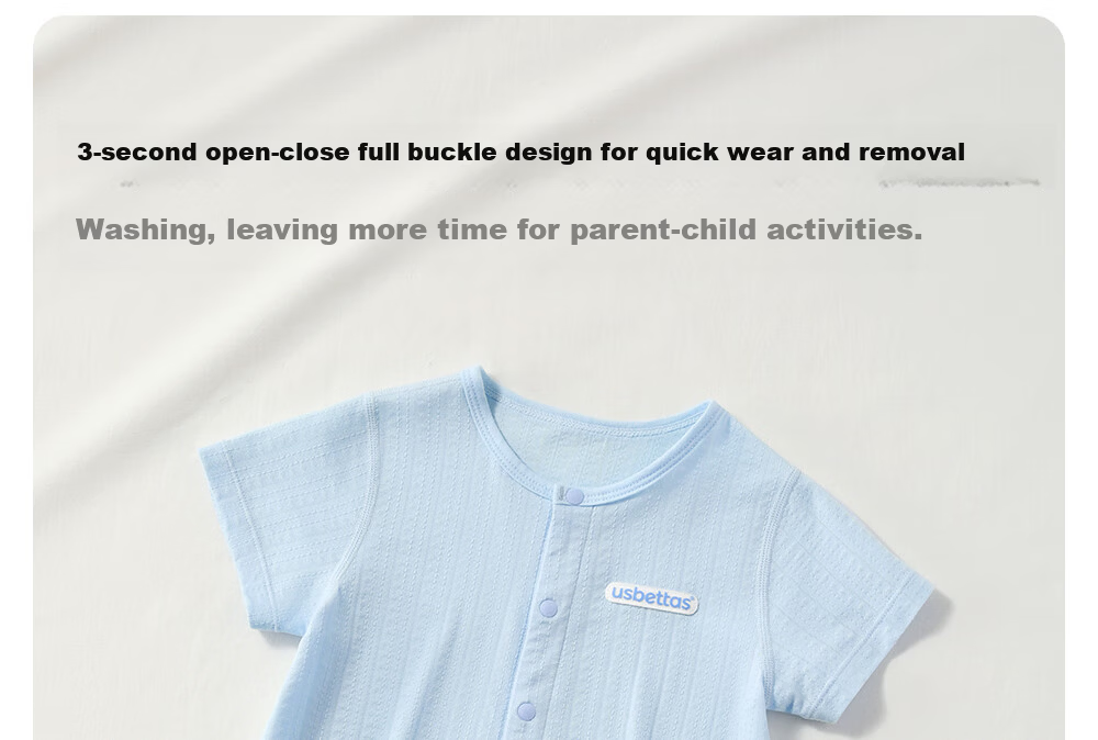 Betis Baby Romper Summer Thin Short Sleeve Modal Breathable Pajamas Infant Summer Onesie Crawling Suit 28