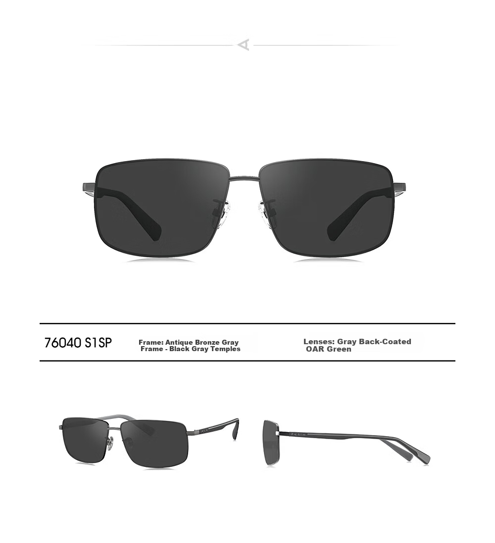 Pairimon HD PC Polarized Sunglasses for Men Driving Square Outdoor Sports Eyewear 76040 15