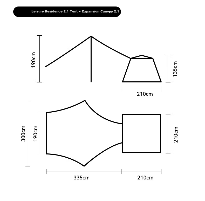 Black Dog Automatic Tent Two Doors Two Windows Rainproof Thickened Camping Sunshade Park Tent Mocha Latte 17