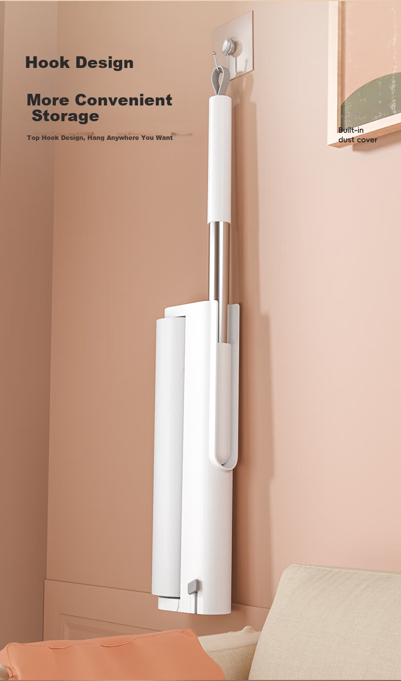 Happy Mom Long Handle Lint Roller 25CM with 7 Rolls 420 Sheets Large Size Telescopic Blanket Cat Hair Roller Hair Removal 7