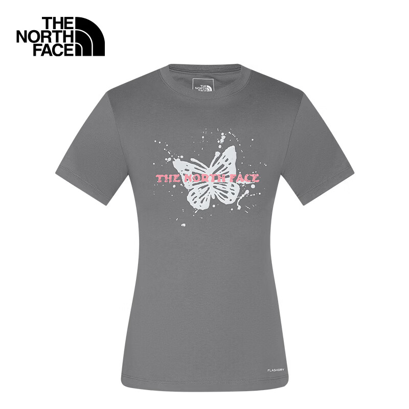 The North Face Women's Cotton-Feel Outdoor Sun Protection Moisture-Wicking Crew Neck Short Sleeve T-Shirt 8GX7 0UZ S