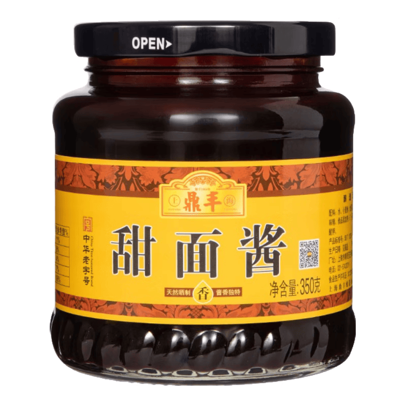 鼎丰 调味酱 甜面酱350g 天然晒制 烤鸭蘸酱烧烤酱 中华老字号