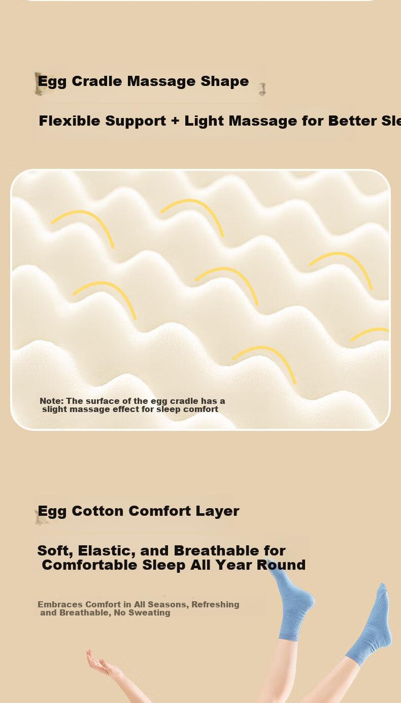 SleepHero Thin Memory Foam Mattress for Dormitory, Student Single Tatami Foldable Mattress 90x200 6