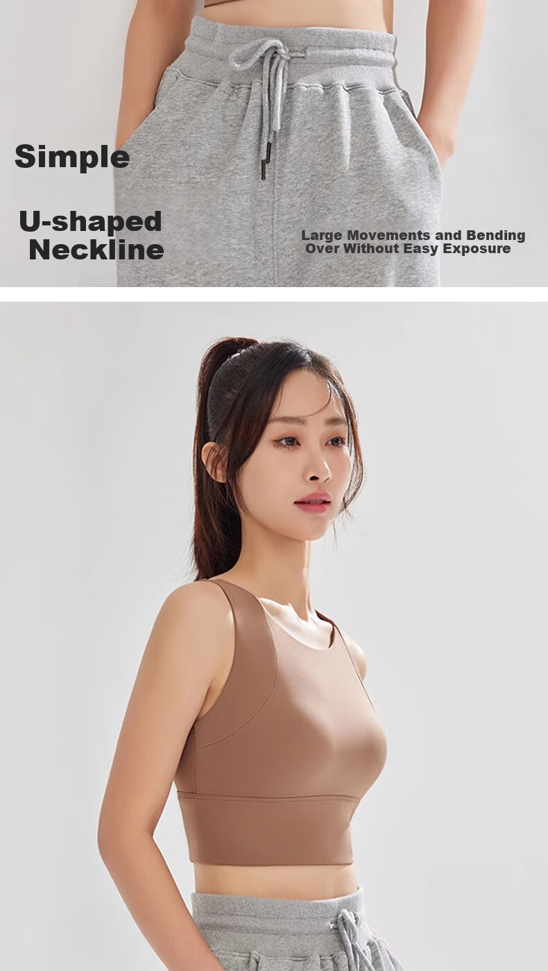 Ziyouxi High-Impact Sports Bra for Women, One-Piece Anti-Shock And Anti-Sagging Yoga Vest, Fitness Training Bra, Outer Wear Or Inner Layering 7