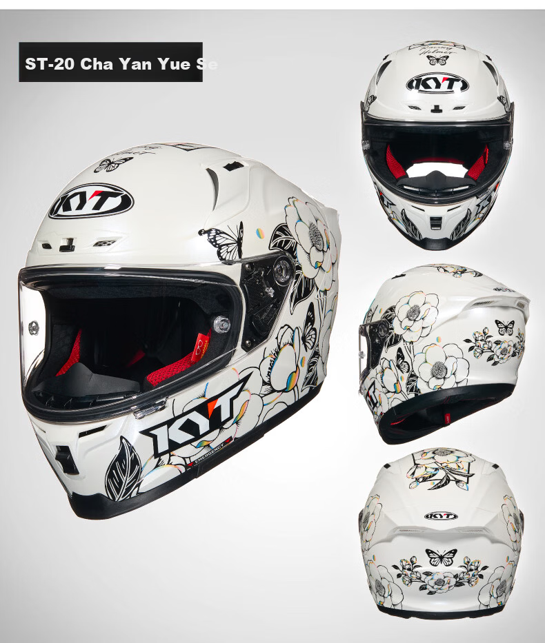 KYT Official Genuine Imported Full-Face Motorcycle Helmet Four-Season Windproof Racing Helmet Solid Matte Black ST-04XL 2