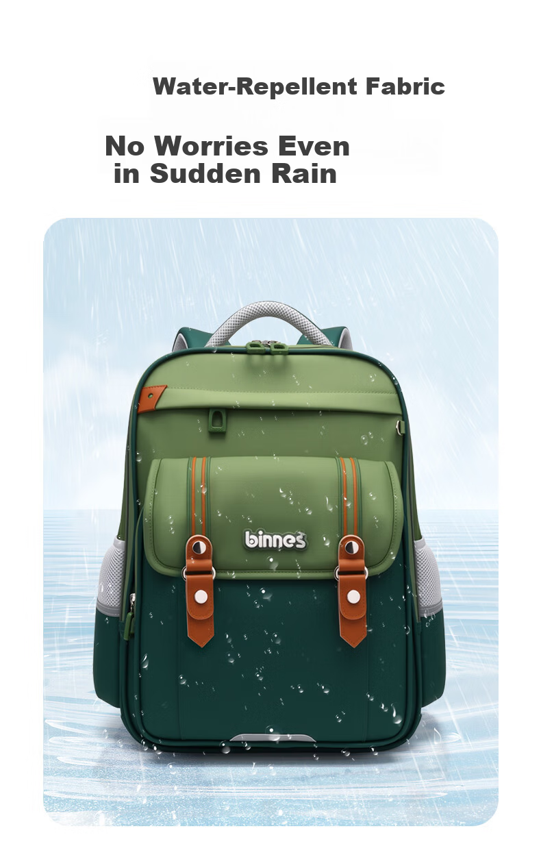 Sunshine 8 O'clock Primary School Student Backpack Kids Boys Girls Ergonomic Lightweight Large Capacity Grade 1-3 Double Shoulder Bag 10