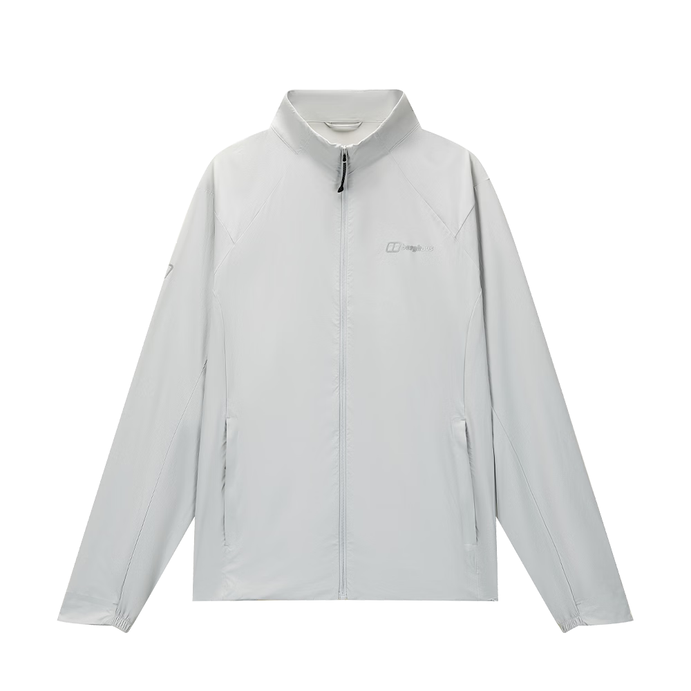 Berghaus 26 Summer New Aura Men's UPF50+ Sun Protection Windproof Lightweight Outdoor Jacket Gray L