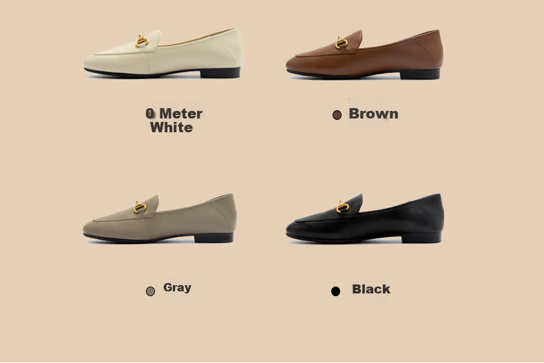 BataBata Women's Loafers 2026 Spring Simple Daily Commuting Lambskin Flats 17526AA6 8