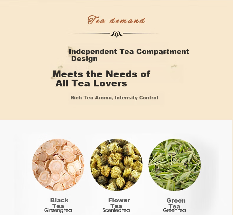 BVGMAV Glass Cup for Women Double-Layer Heat-Resistant Glass Tea Water Separation High-Value Tea Infuser Cup Premium Custom Gift 7