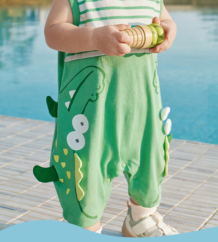 BALABALA Children's Clothing, Baby Romper, Newborn Onesie, Outdoor Baby Clothes, 2026 New Summer Style, Cute Animal Desig 7