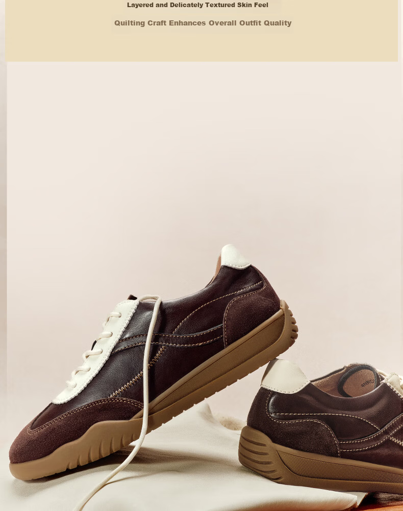 Senda Guo Yuxin Same Style Little Pony Training Shoes Women 2026 Spring New Ma Shang You Qian Agan Sneakers 4NRD5 Brown Size 35 9