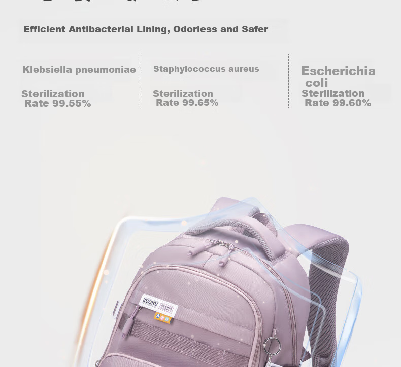 FUTURE STAR Large Capacity Lightweight Middle School Backpack Girls Ergonomic Casual Primary School Boys Shoulder Bag Mauve Pink 9