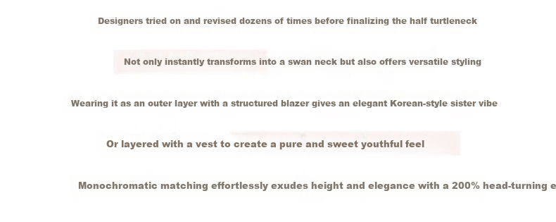 LangSha Knitted Base Layer for Women, Fall/Winter 2025 New Half Turtleneck Thickened Chanel-Style Inner Sweater, Warm Base Layer Top 6
