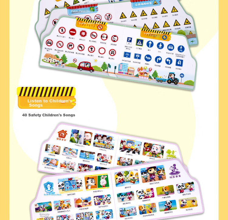 BabyBus Talking Pen Educational Toy for Toddlers 1-3 Years Old Safe Interactive Reading Pen for Kids 8