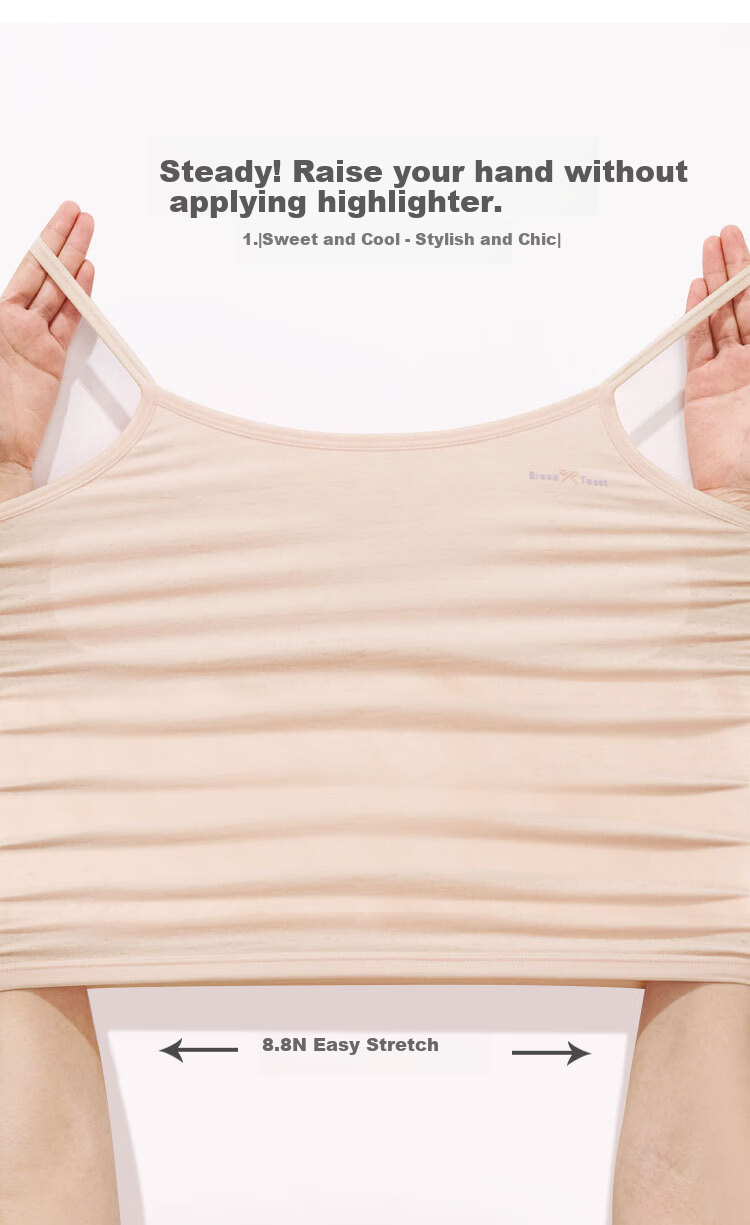 GUJIN 2-Pack Girls' Underwear Set Ages 8-13, Developmental Stage Girls' Bras, Elementary School Camisole Vest Stage 1 6
