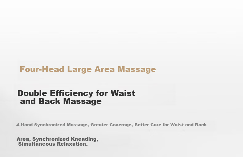 Westinghouse American Westinghouse [Mid-Autumn Festival Gift] BX6-C Waist Massager Shoulder Neck Lumbar Back Massage Device Massage Cushion Office Full Body Pillow for Elders 15