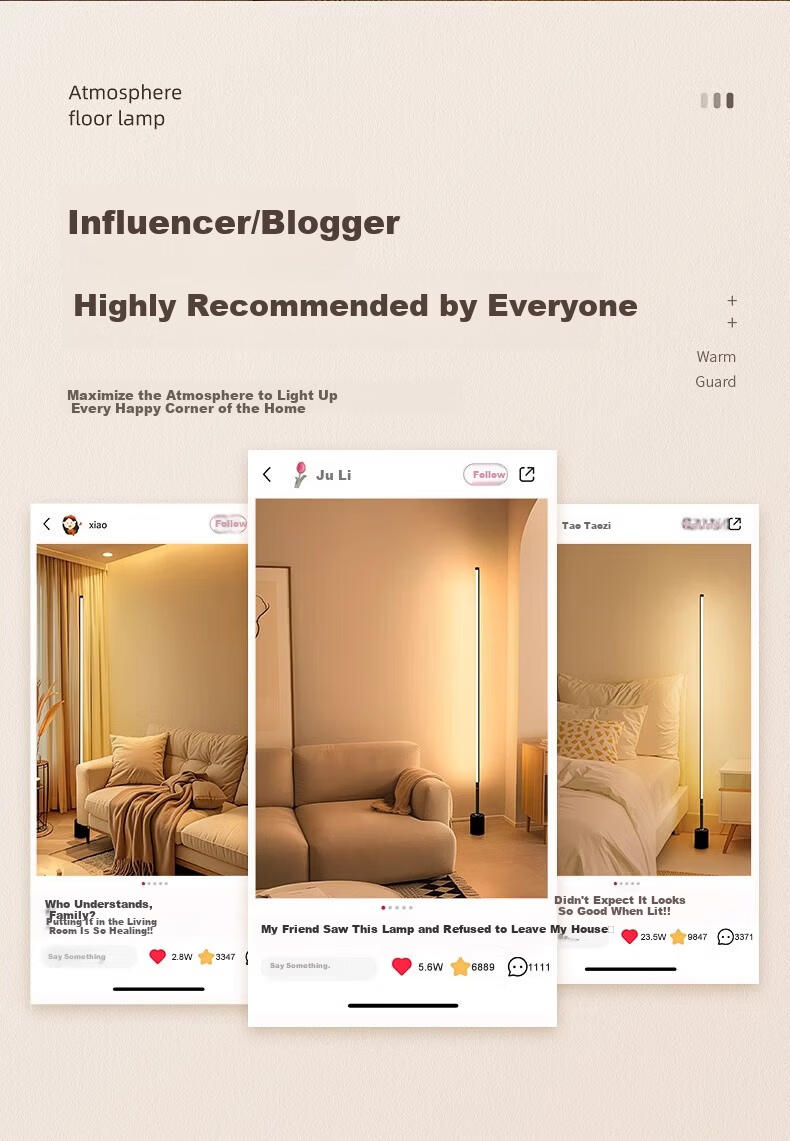 Samsung Lighting Decorative Floor Lamp for Living Room Bedroom Bedside Ambiance Reading Baby Nursing Sleep Warm Light 4