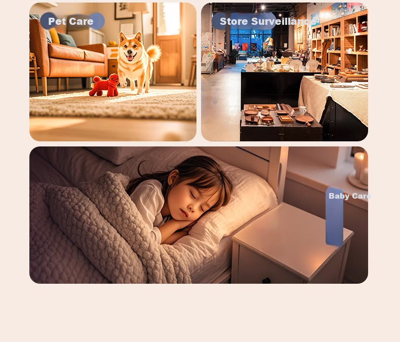 Tuqiang Camera Lifetime Data-Free Wireless No Network No Power Needed Remote HD Night Vision Home Surveillance Recorder WiFi Indoor JD Self-Operated 17