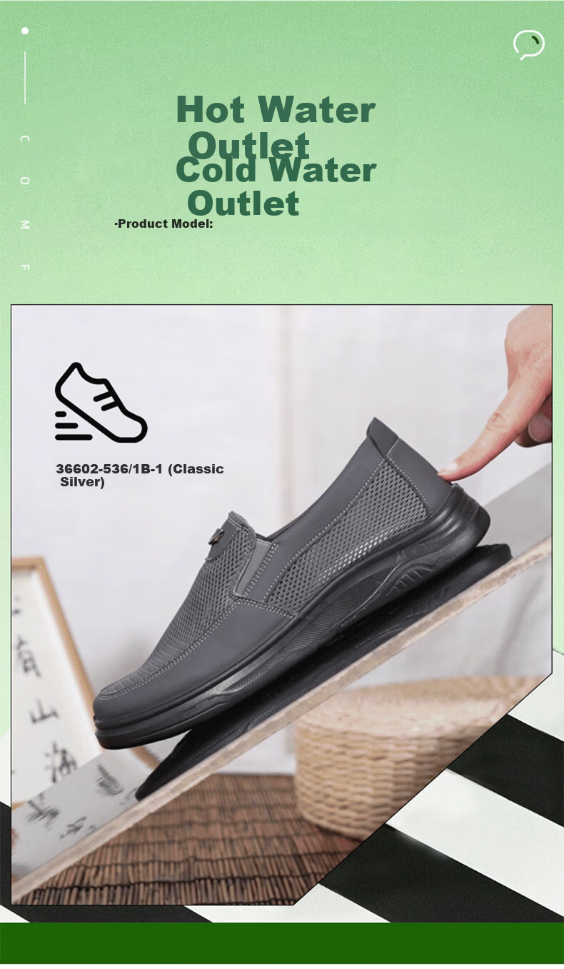 YUZHAOLIN Casual Shoes Old Beijing Cloth Shoes Men Traditional Slip-On Lazy Shoes for Middle-aged and Elderly Dad Y1S-1020 Size 40 4