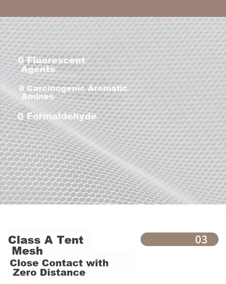 Aiwei Class A Mosquito Net for Home Use Baby Anti-Fall Mongolian Style Mosquito Net Double Door 1.8m Guinea Pig [No Installation] 5