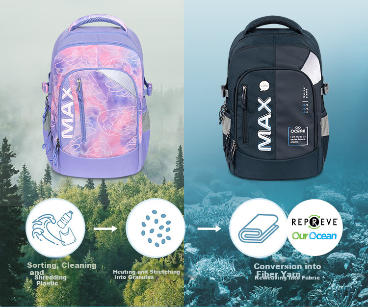 TigerFamily TigerRice Backpack for Elementary Grades 3-6 and Middle School Students, Ergonomic Spine Protection Lightweight School Backpack 13