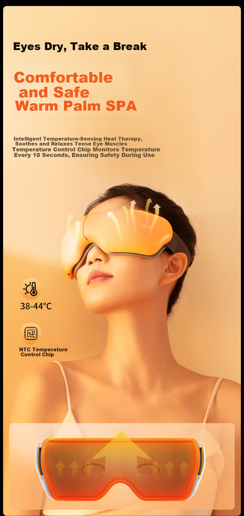 Breo seeKE Eye Massager Smart Eye Care Device Heated Eye Mask Gift for Family Friends Parents Boyfriend Girlfriend Birthday Festival 5