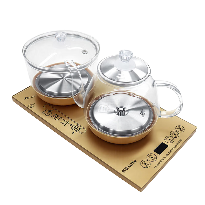 LeTV TV Automatic Water Filling Electric Kettle Bottom Water Supply Embedded Tea Table Kung Fu Tea Kettle Water Boiling Drinking Water Heating Integrated Pump Glass Tea Pot Insulated Brewing Kettle