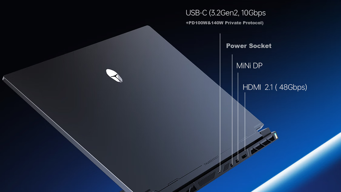 ThundeRobot Hunter Blade S 16-Inch Student Gaming Laptop (Intel Core I9HX, RTX5060, 32GB RAM, 1TB Storage, 240Hz, Sky Blue) National 17