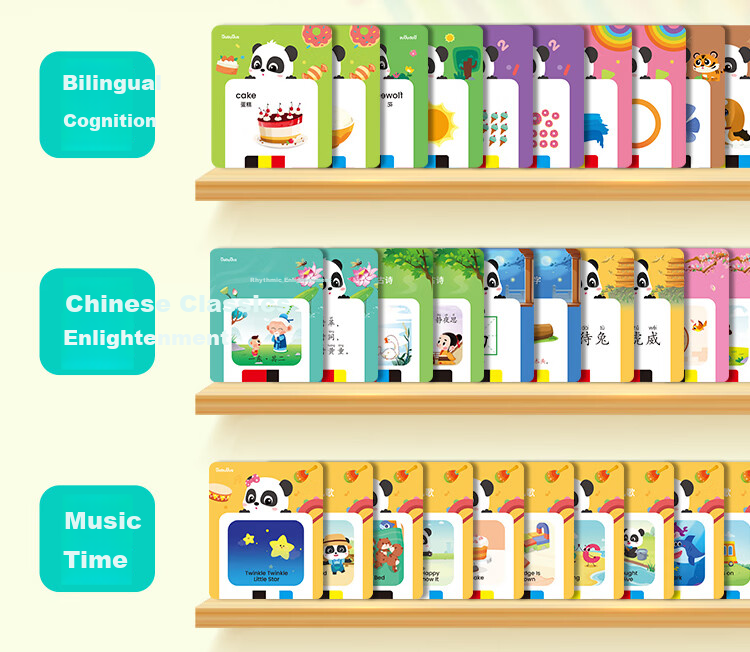 BabyBus JoJo English Literacy Pinyin Cognitive Card Machine 1-3 Years Early Education Educational Toy Children's Birthday New Year Gift 8