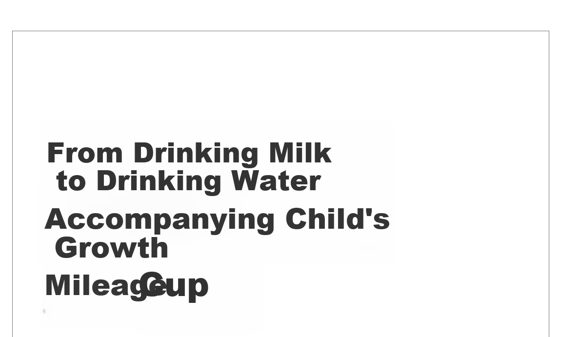 BEIE Children's Direct Drinking Straw Cup Baby Toddler Training Drinking Water Bottle Milk Bottle 6-9 Months 300ML Mica Gray 6