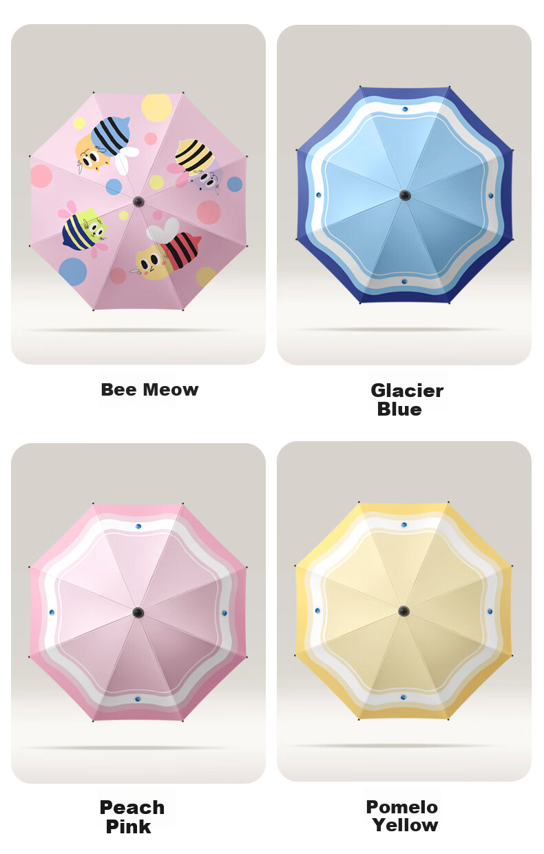 Qimai Baby Stroller Sunshade Umbrella Universal for Tricycles Pushchair Kids Umbrella Sun and Rain Protection 15