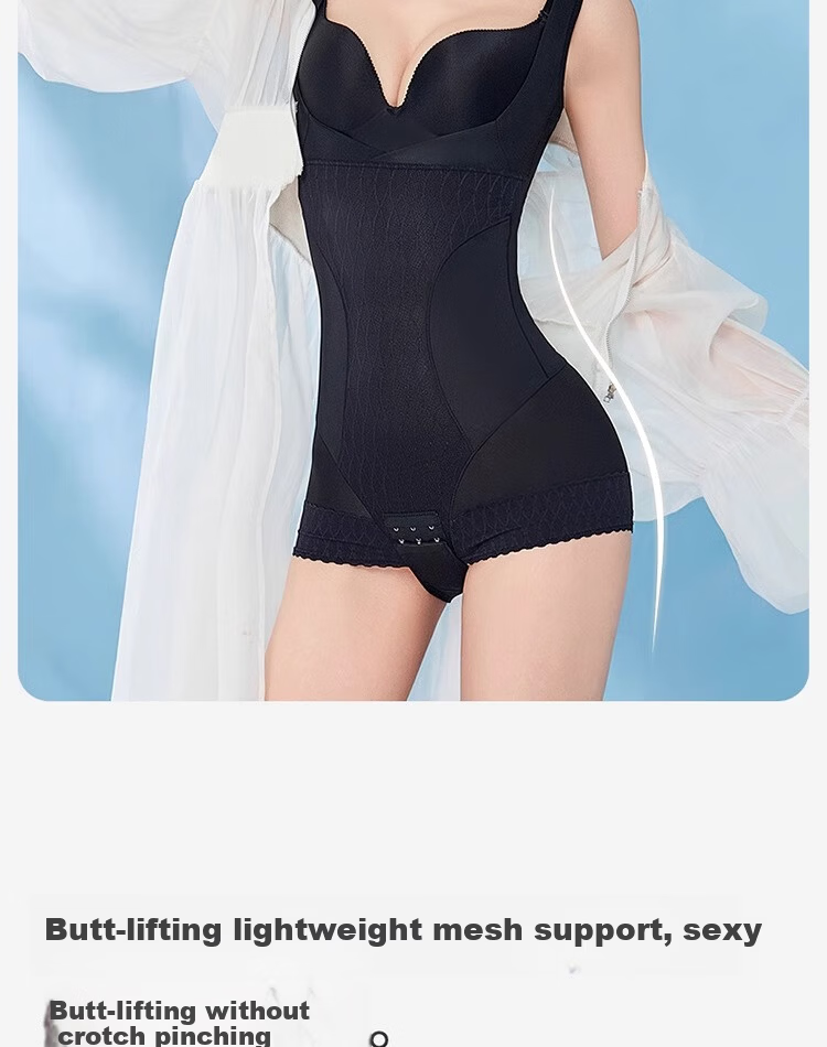 GRACEWELL One-Piece Shapewear Strong Tummy Control Hip Lift Postpartum Waist Trainer Lightweight Breathable Slimming Body Shaper for Women 16